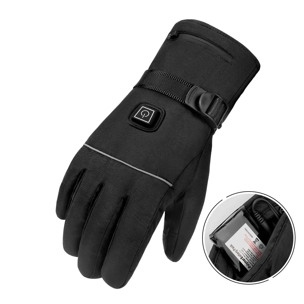 Lach’s Nest Heated Motorcycle Gloves – Windproof, Touchscreen, Rechargeable