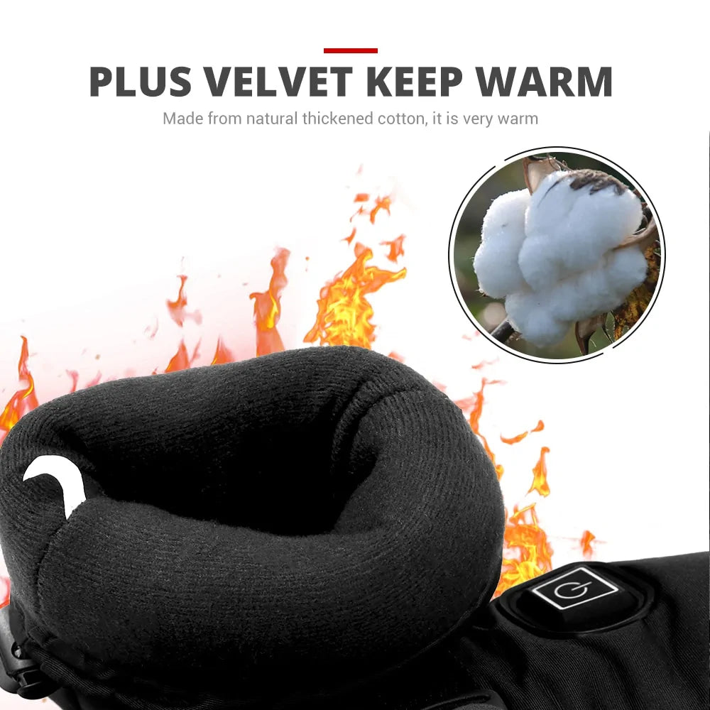Lach’s Nest Heated Motorcycle Gloves – Windproof, Touchscreen, Rechargeable