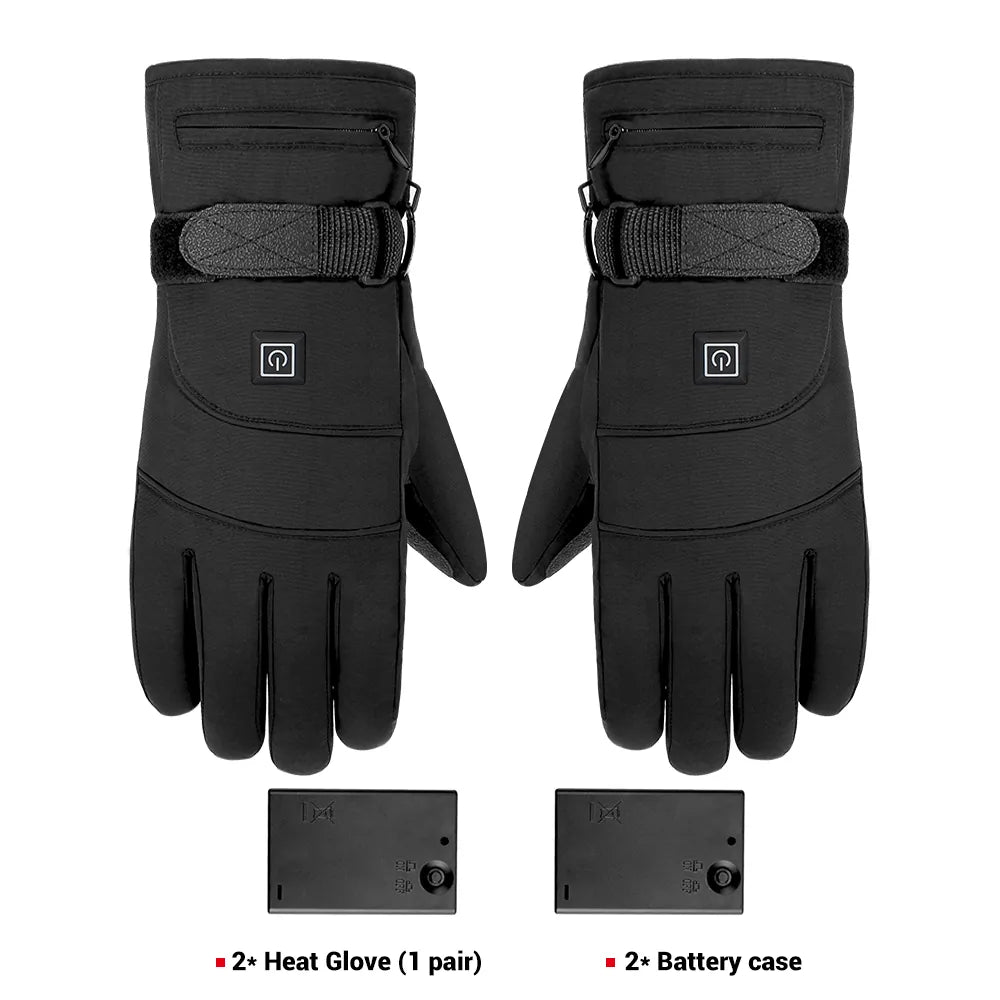 Lach’s Nest Heated Motorcycle Gloves – Windproof, Touchscreen, Rechargeable