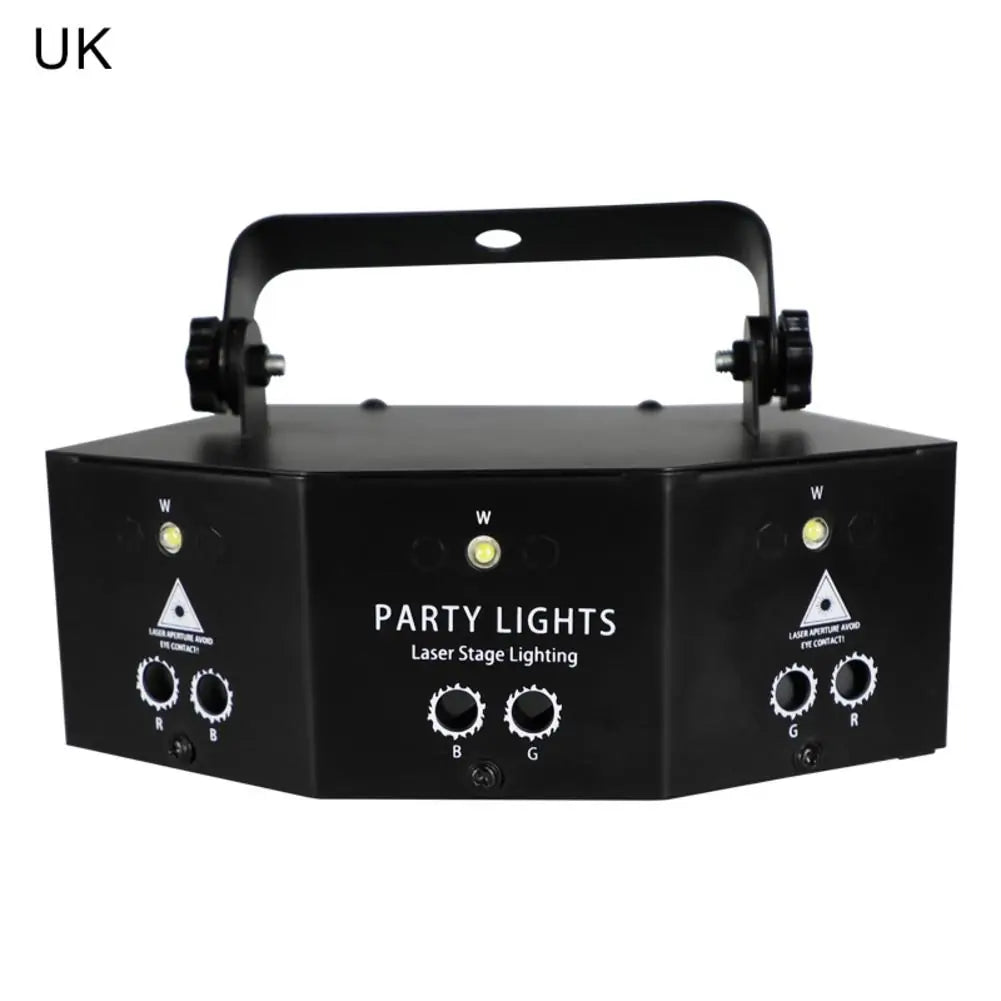 9-Eye Laser Stage Light - Professional Party & DJ Lighting