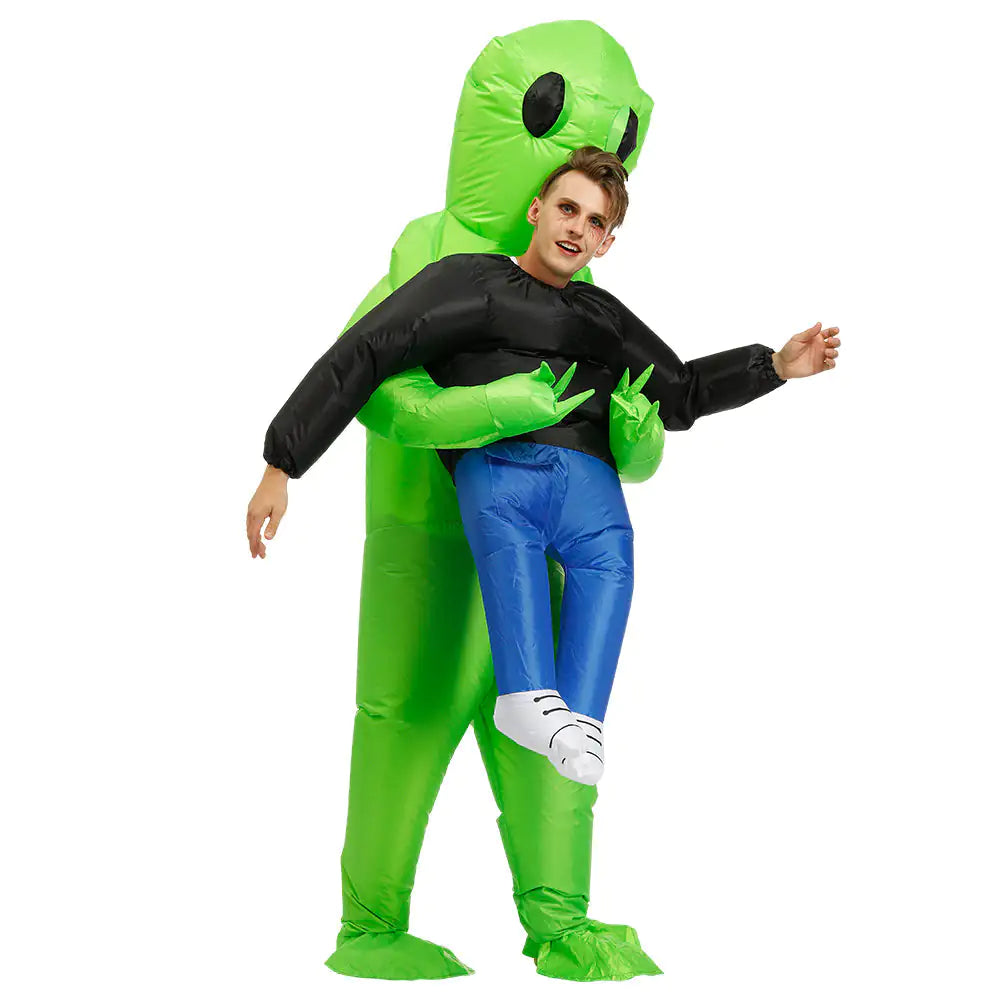 Inflatable Alien Costume – Blow-Up Spacesuit for Halloween, Parties, and Cosplay”