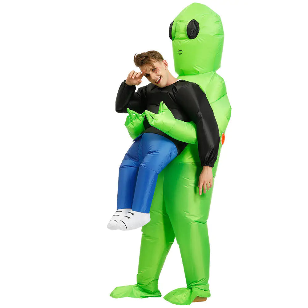 Inflatable Alien Costume – Blow-Up Spacesuit for Halloween, Parties, and Cosplay”