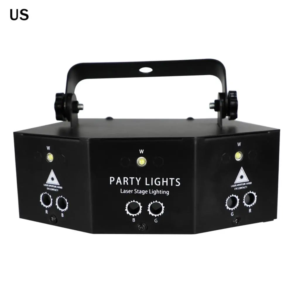 9-Eye Laser Stage Light - Professional Party & DJ Lighting